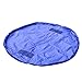 Rusee Toy Storage Bag Organizer Kid Play Mat Portable Lego Organize Foldable Picnic Camping Mattress Shoulder Bag Blue 60 in