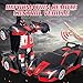 Womdee RC Transformer Car Robot, [2020 Newest] 1:12 Remote Control Cars Robot with Gesture Sensing, One-Button Deformation, 360° Rotating Drifting, Light and Music, Best Gift for Boys and Girlsthumb 1