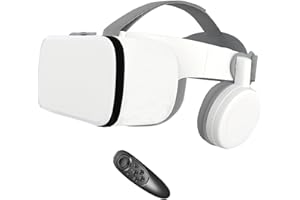 VR Headset – 3D Virtual Reality Goggles with Bluetooth Headset, Virtual Reality Headset, VR Headset for Children, Compatible 