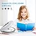 Portable CD Player, HOTT Portable Personal CD Player with Headphone Jack, Anti-Skip/Shockproof Protection Compact CD Music Disc Walkman Player with LCD Display for Adults Students Kids (Silver)