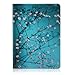 iPad Pro Case, iTrendz [Cute Smart Case] PU Leather Flip Case [Card Slot Case] [Magnetic Closure] Stand Smart Cover [Auto Sleep Wake] For iPad Air Pro (2015), Cherry Blossom