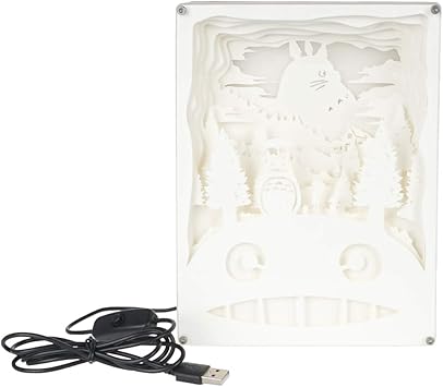 CoolChange Caja Diorama de Totoro con luz de Colores: Amazon.es: Juguetes y juegos