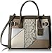Nine West Clean Living Large Tote, Deep Stone/Milk/Sandstone/Silver/Natural Multi
