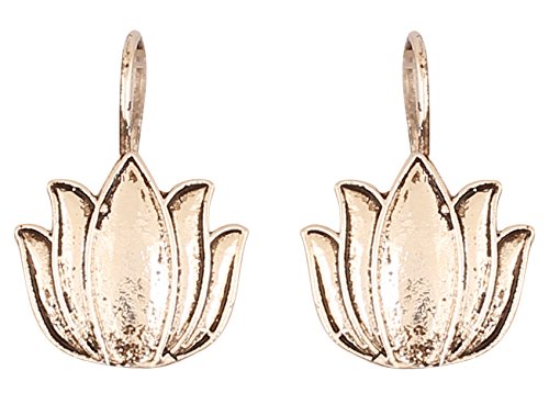 Touchstone Indian Bollywood Gypsy Tribal Boho Crescent Designer Jewelry Chandelier Earrings In Gold or Silver or Antique Tone For Women.