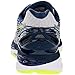 ASICS Men's Gel Nimbus 18 Running Shoe, Silver/Ink/Flash Yellow, 10 M US