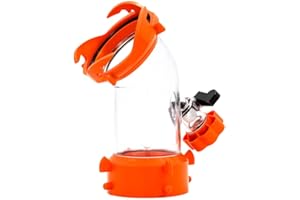 Camco Rhino Blaster RV Tank Rinser with Backflow Preventer - RV Accessories for Toilet and Waste Tank Cleaning - Essential Camper Supplies for Odor Control and Sensor Maintenance - (39080)