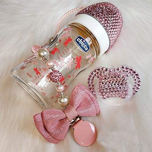 bedazzled baby pacifiers