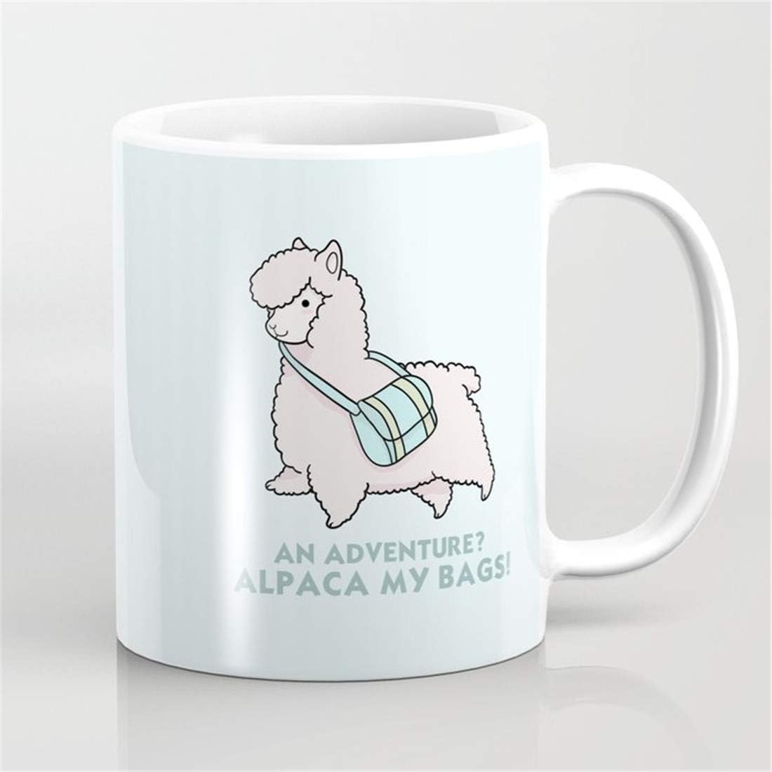 Alpaca My Bags Coffee Mug,Funny Coffee Mugs, Alpaca Gifts, Llama Mug Gifts,Cute Mugs,Friend Gift