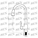 KES Brass Singel Lever High Arc Pull Down Kitchen Faucet with Retractable Pull Out Wand, Swivel Spout, Titanium Gold, L6915-4