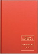 Collins 060602 69 Series Cathedral A4 Analysis Book 96 Pages Red