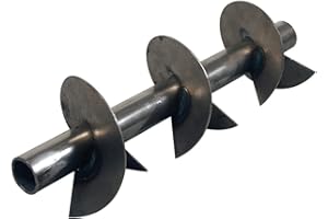 Patriot Exhaust Muffler Insert, Auger, 3 in Diameter, 11 in Long, Steel, Natural, Each