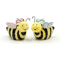 Amazon.com: 21028 Fine Ceramic Sweet Lovers Bumblebee Bee Couple ...
