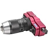 Edge Technology 41-000 Tool Post Drill Chuck &ndash; Can be Quickly and Accurately Aligned to Spindle Axis, Keyless 1/32"&ndash;1/2" Drill Chuck Included, Mounts in Lathe Tool Post AXA BXA CXA