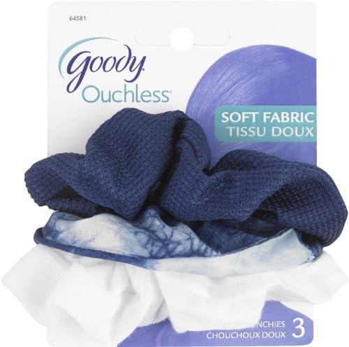 Goody Ouchless Hair Scrunchie,Mutli Style, 3 Count by Goody Ouchless