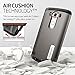 Spigen Slim Armor LG V10 Case with Air Cushion Technology and Hybrid Drop Protection for LG V10 - Gunmetal