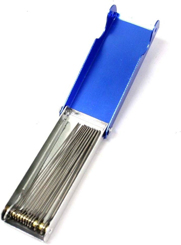 KKmoon 13 in 1 Welding Torch Nozzle Tip Cleaner Blue Metal Shell for