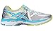 ASICS Women's GT-2000 4 Running Shoe, Silver/Turquoise/Lime Punch, 7.5 M US