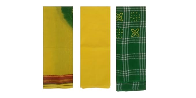 yellow white combination suit