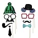 Korlon 60 Pack Selfie Pictures-For Kids & Adults, Holiday Christmas Photo Booth Props, colorful