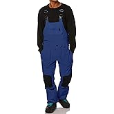 Men's Snow Bibs Ski Pants Adjustable Snowboard Bib Outdoor Waterproof Insulated Ripstop Snowboarding Overalls Winter