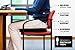 Cush Comfort Memory Foam Seat Cushion (Extended) - Office Chair Cushion - Non-Slip - Spinal Alignment Coccyx Chair Pad for Relief from Sitting Back Pain