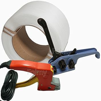 Umreifungsset 12 mm. Umreifungsband 500 m. 1 Bandschweisser. 1 Bandspanner. Nie wieder Klemmen.