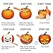 NEWBEA Halloween Pumpkin Carving Kit for Children,Pumpkin Carving Tools Set for Kids,5pcs DIY Pumpkin Carving Tools,2 LED Candle Lights and 10 pcs Halloween Carving Stencils Templates