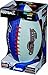 Franklin Sports Junior Size Football - Grip-Rite Youth Footballs - Extra Grip Synthetic Leather Perfect for Kids