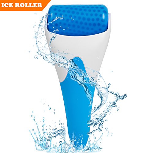 Ice Roller for Face & Eye Puffiness, Wrinkles, Migraine, Headache, Redness, Minimize Pores (Blue)