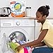 all Mighty Pacs Laundry Detergent with OXI Stain Removers and Whiteners, Free Clear, Pouch, 38 Count