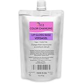 TKB Color Changing Versagel Lip Gloss Base| Clear to Pink| Vegan, Cruelty-Free, Long-Lasting| DIY Customizable with Pigments, Glitters| Made in USA (15 Ounce (Pack of 1))