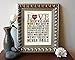 Love is Patient Love is Kind, 1 Corinthians 13:4-8 Christian Unframed Art Print, Vintage Bible Verse Scripture Wall and Home Decor Poster, Wedding Gift, 8x10 Inches