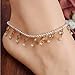 Meily Fashion Women's Tassel Pearl Bead Anklet Chain