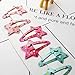 64 Pcs Baby Girls Hair Clips Animal Pattern Print Girls' Metal Snap Hair Clips Hair Accessories for Kids Toddlers Girls