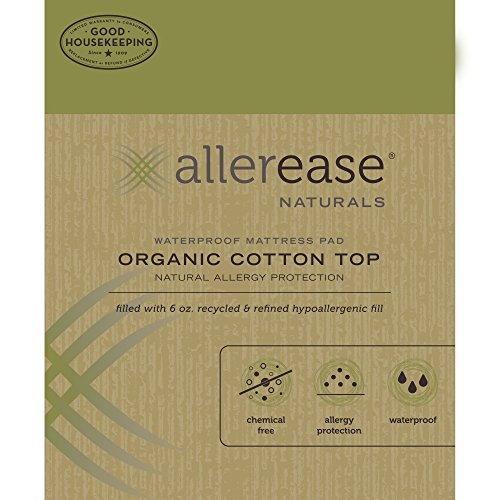 AllerEase Organic Cotton Cover Allergy Protection Waterproof Mattress