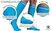 Authentic Graduated Compression Socks for Sports, Running, and Recovery (M-L, Blue)