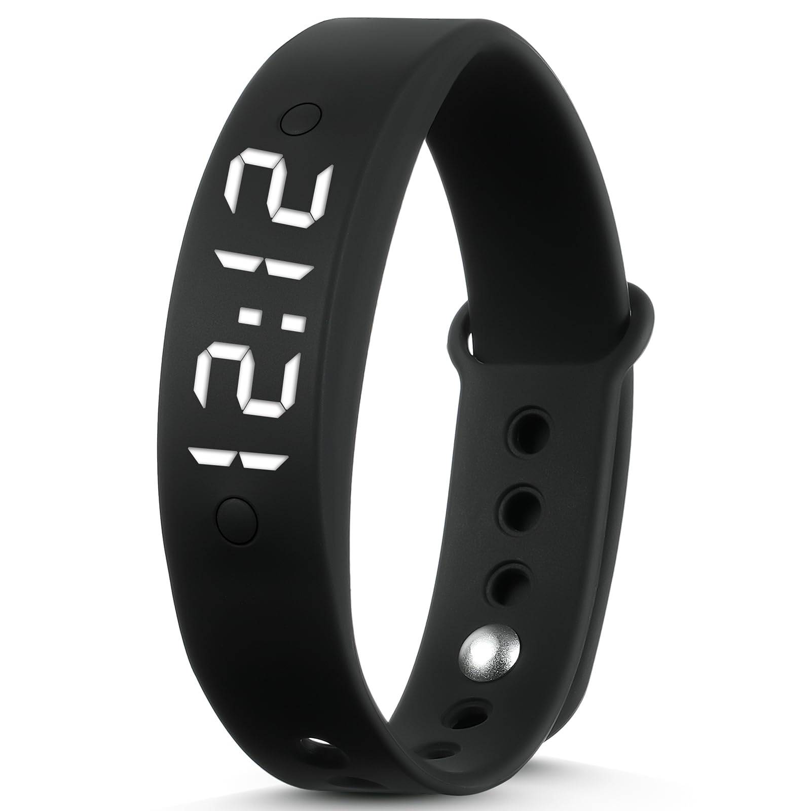 ACWOO Vibrating Alarm Reminder - Rechargeable Pill Reminder with up to 15 Daily Alarms for Kids & Adults - Potty Training, Sport Watch