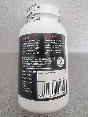 PRIME MALE Vitality – Natural Testosterone Booster for Men Over 30 – Energy, Strength, Libido & Muscle Support – 120 Capsules (30-Day Supply)