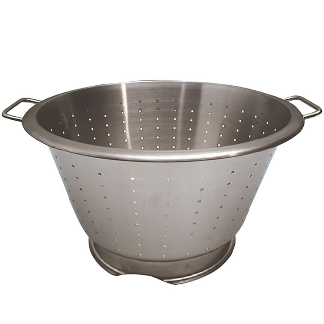 DE BUYER Conical Colander Stainless Steel Circle With 2 Handles, 24 cm