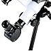 Kids Telescope, DIY Kids Telescope for Beginners, Early Development Science Toys, Three Different Magnification Eyepieces, Finder, Sky Observe, Tripod, Easy Operation, Detachable