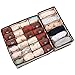 combocube Set of 4 Beige Foldable Underwear Drawer Organizer, Drawer Dividers, Storage Boxes, Closet Organizers, Under Bed Organizer