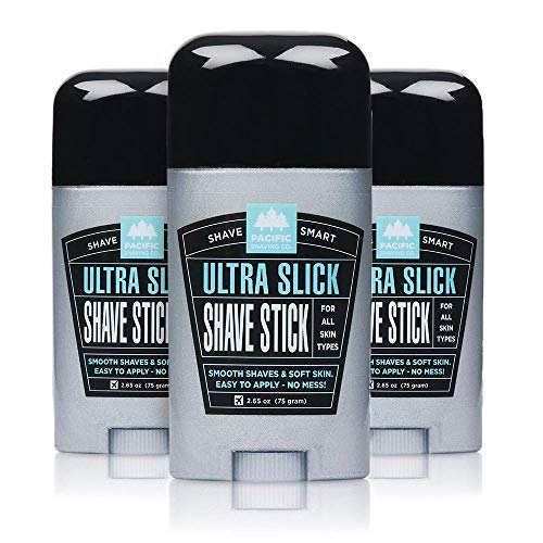 Pacific Shaving Company Ultra Slick Shave Stick, 3 Pack