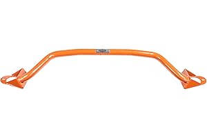 Khaos Motorsports Front Strut Tower Brace (fits) Dodge Challenger Charger Magnum 300 (Non Shaker) (HEMI Orange PLC)