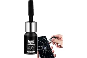 Glass Crack Repair Liquid Phone, Windshield Crack Chip Repair Kit, Screen Scratch Remover, for Cellphone Watch Sunglasses Lap