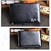 Sannysis Men Bifold Business PU Leather Wallet ID Credit Card Holder Purse (Black)