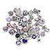 YIQIFLY 40pcs Jewelry Making Charms Rhinesotone Beads Assorted Colors and Styles Randomly (08)