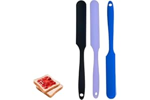 1pc Food Grade Silicone Non-Stick Icing Spatula, Heat Resistant Jar Spatula, Baking Tools, Kitchen Gadgets and Accessories