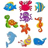 AngelHome Diamond Painting Kits for Kids / 5D DIY Diamond Sticker Paint by Numbers Kits (Sea World)