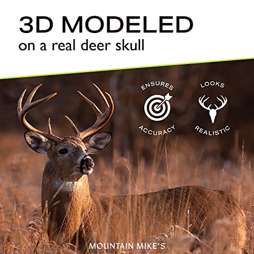 Skull Master by Illusion | White | European Mount | Antler Mounting Kit | Euro Mount | 3D Modeled Replica Deer Skull | Taxidermy | Compatible with Harvested and Shed Antlers | Universal Sizing