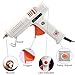 UOHGDPY Hot glue gun， professional adjustable temperature hot glue gun 150 w 12 glue stick - interchangeable nozzles suitable for home repair computer electronic maintenance and crafts DIY project